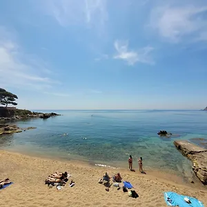 Apartamento Playa Canadell Mar P Primera Línea De Mar Con Terraza, Calella De Palafrugell
